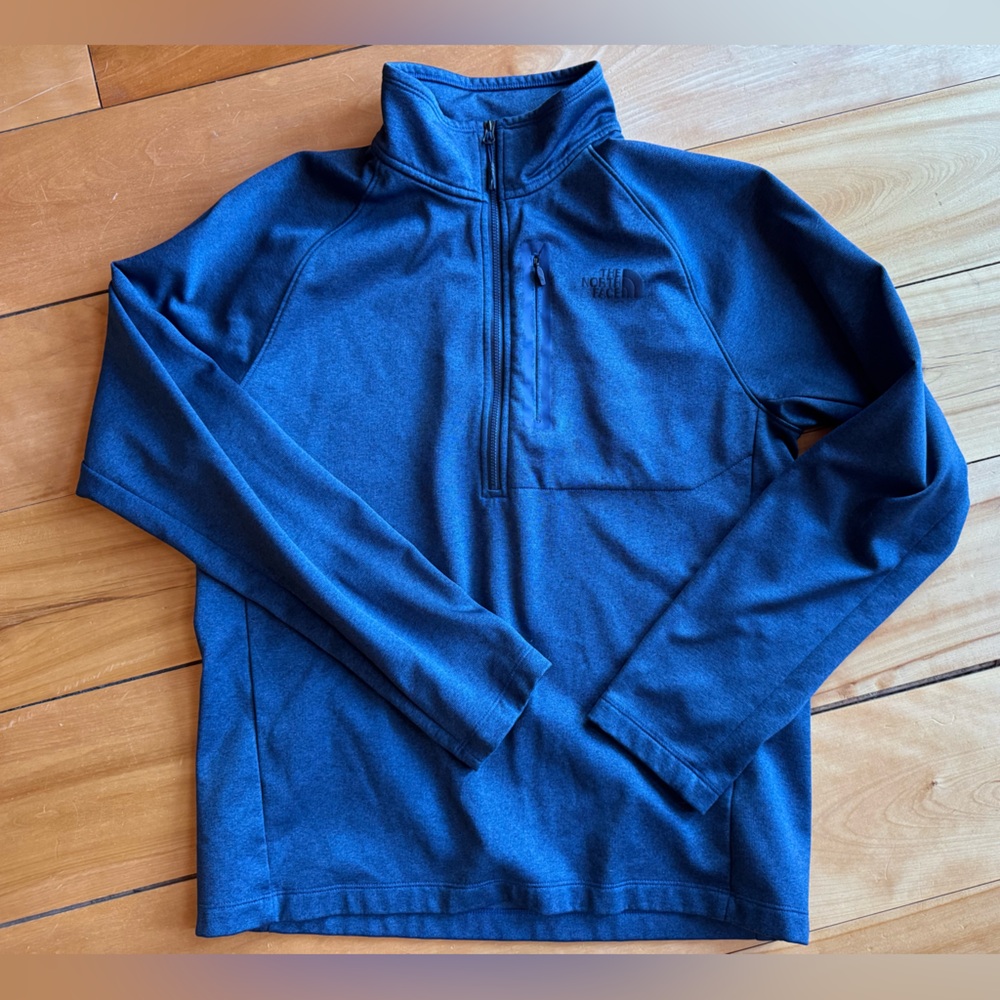 The North Face Blue Quarter-Zip Jacket